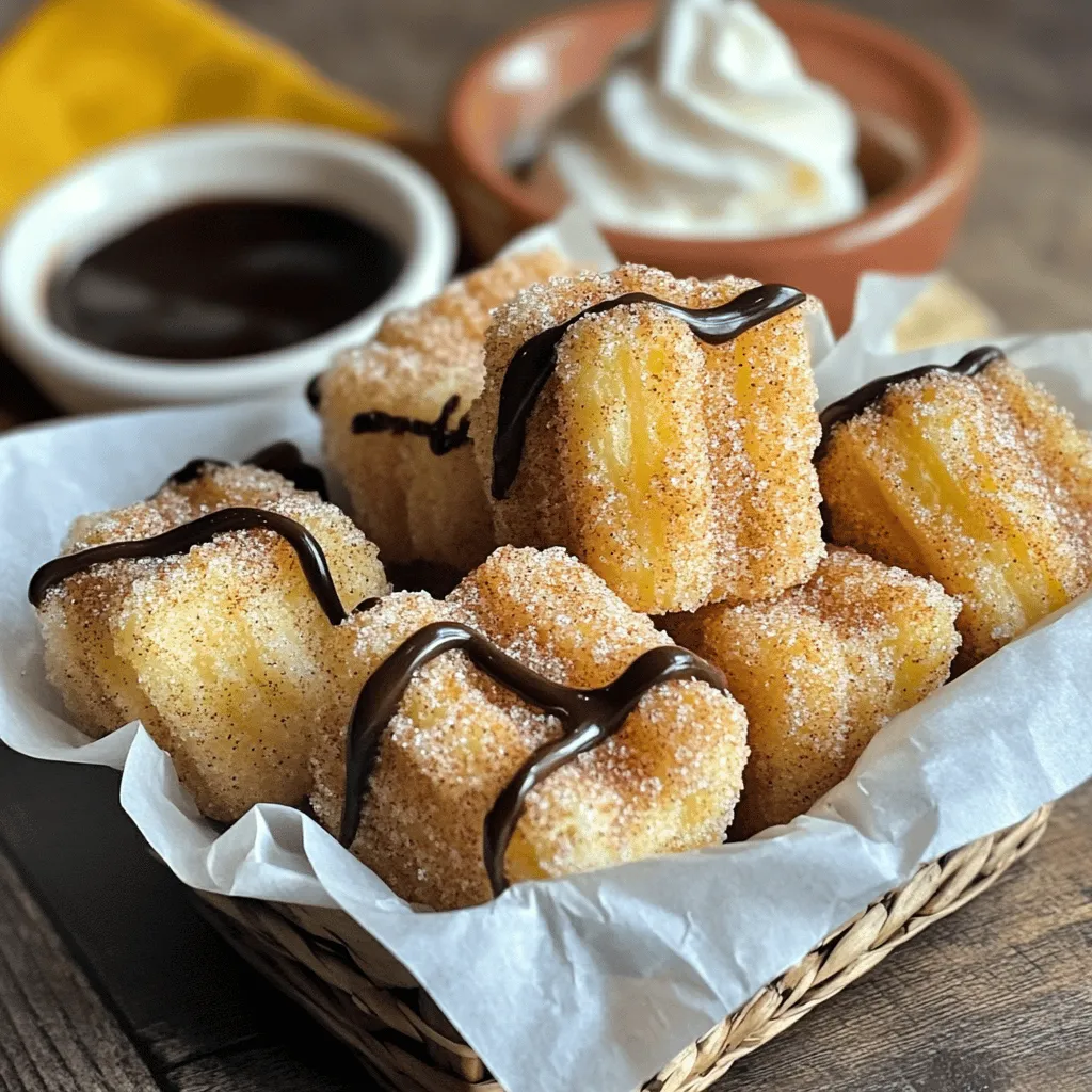 Um Angel Food Cake Churro Bites zuzubereiten, brauchst du ein paar einfache Zutaten. Du benötigst: