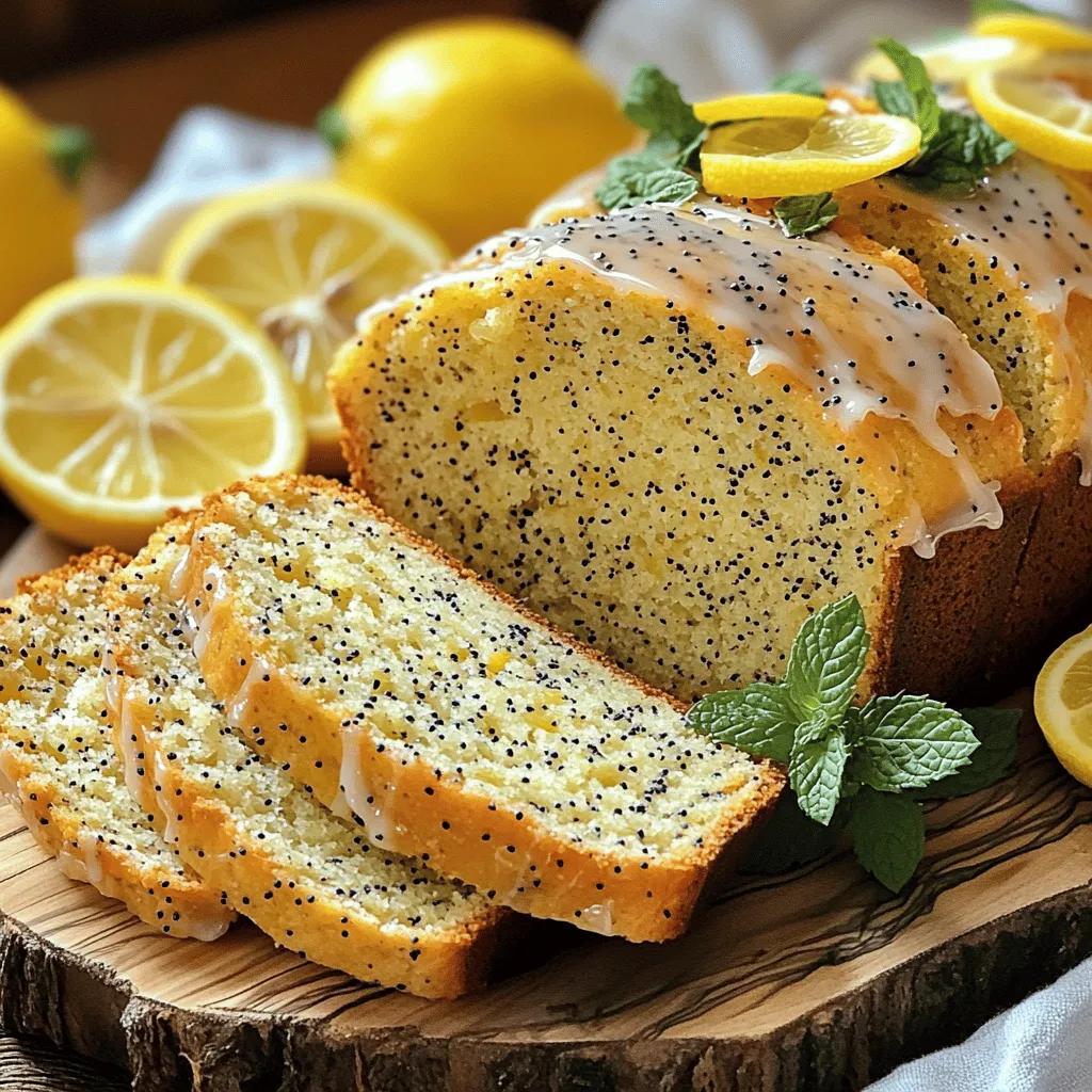 Zesty Lemon Poppy Seed Bread Einfach und Lecker