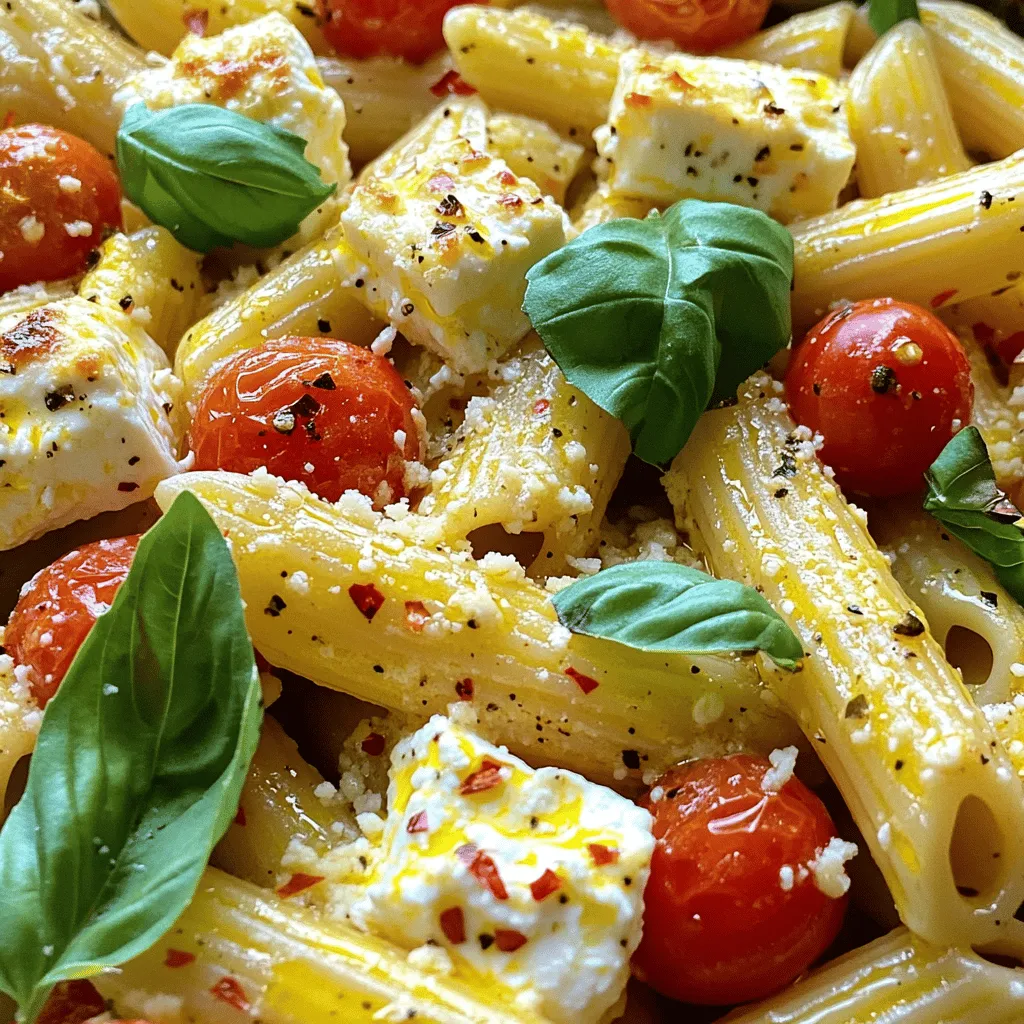 Baked Feta Pasta Einfache und köstliche Speise