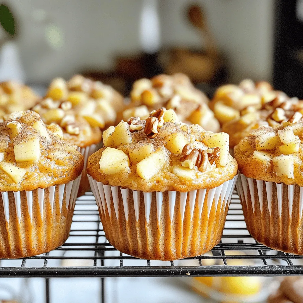 Bakery-Style Apple Cinnamon Muffins Saftig und Lecker