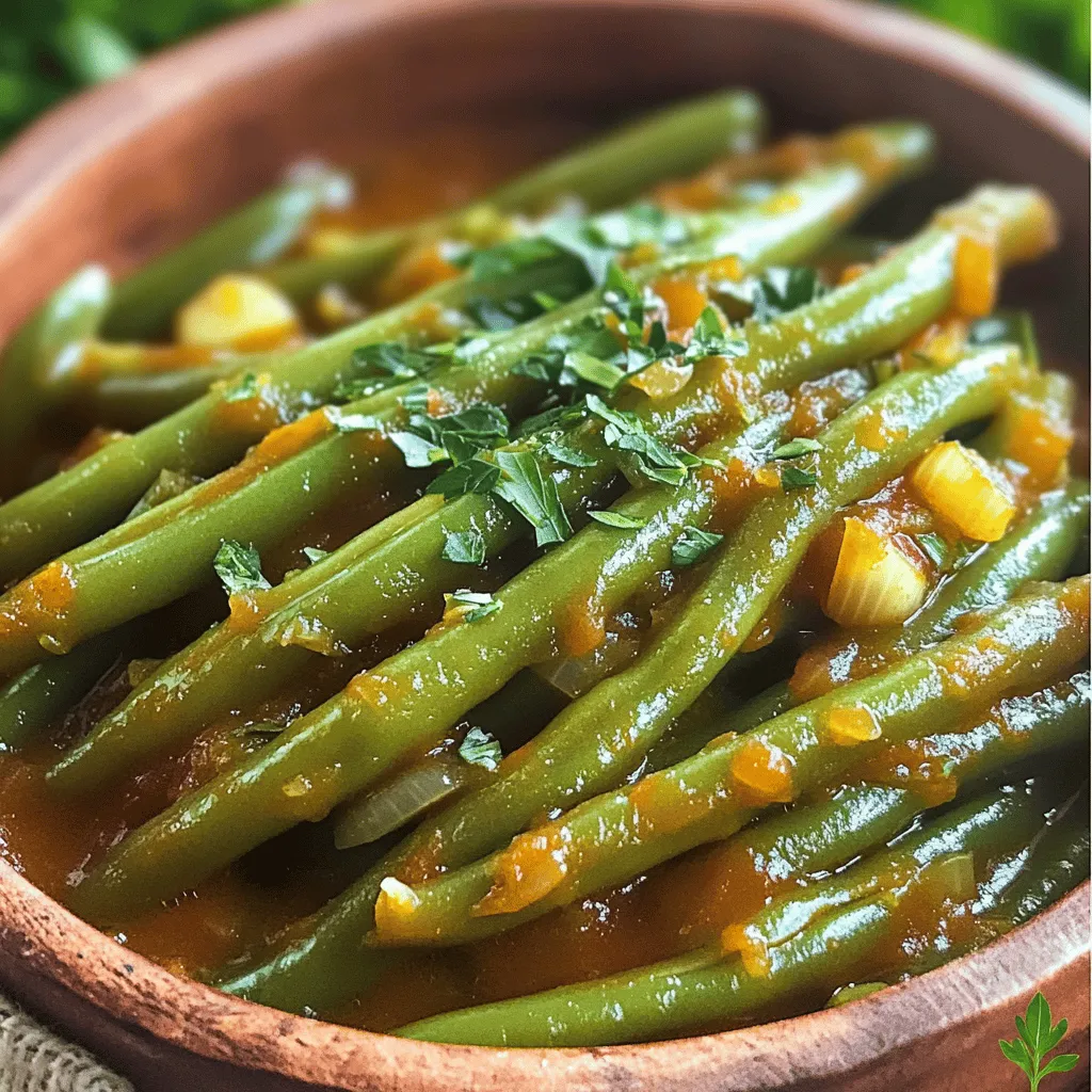 Grüne Bohnen in Tomatensauce Einfache und leckere Zubereitung