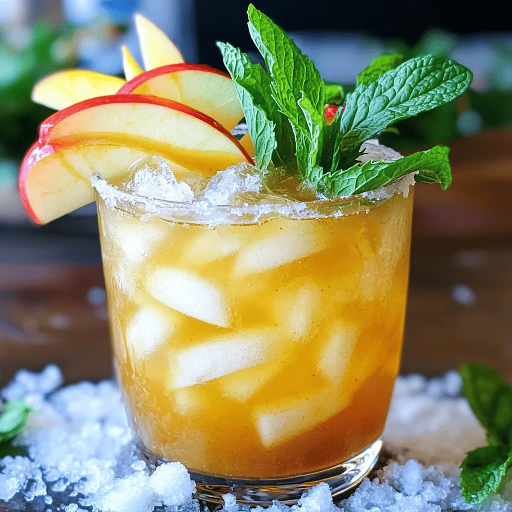 Apple Butter Bourbon Smash Cocktails Einfach Genießen