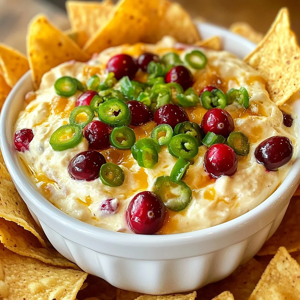 Cranberry Jalapeño Dip Einfache und leckere Rezeptidee