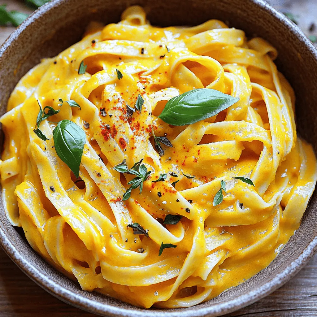 Vegan Creamy Pumpkin Vodka Pasta Einfache Genussmoment