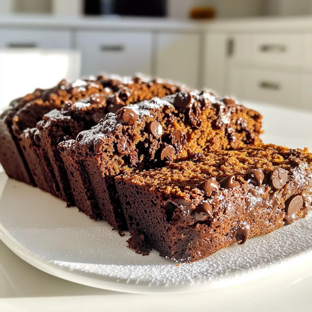 Doppelter Schokoladen-Kürbisbrot Genuss für alle