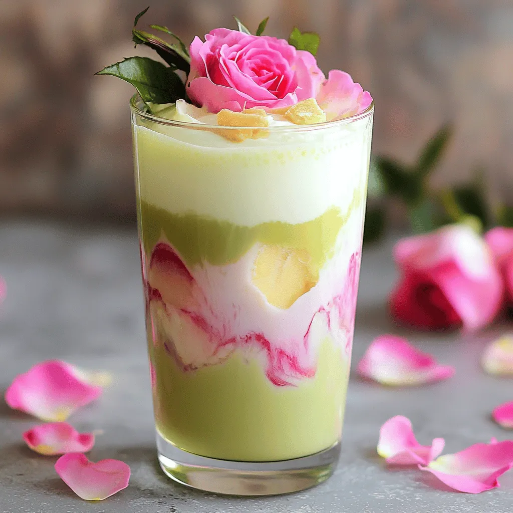 Um einen perfekten Vanille-Rosen-Tee-Latte zu machen, brauchen Sie einige einfache Zutaten. Sie benötigen 2 Tassen Wasser, einen Teebeutel grüner Tee, einen Teelöffel getrocknete Rosenblätter, einen Teelöffel Vanilleextrakt, eine Tasse Milch oder eine pflanzliche Alternative, und einen Esslöffel Honig oder Agavendicksaft. Eine Prise Zimt ist optional, aber lecker.