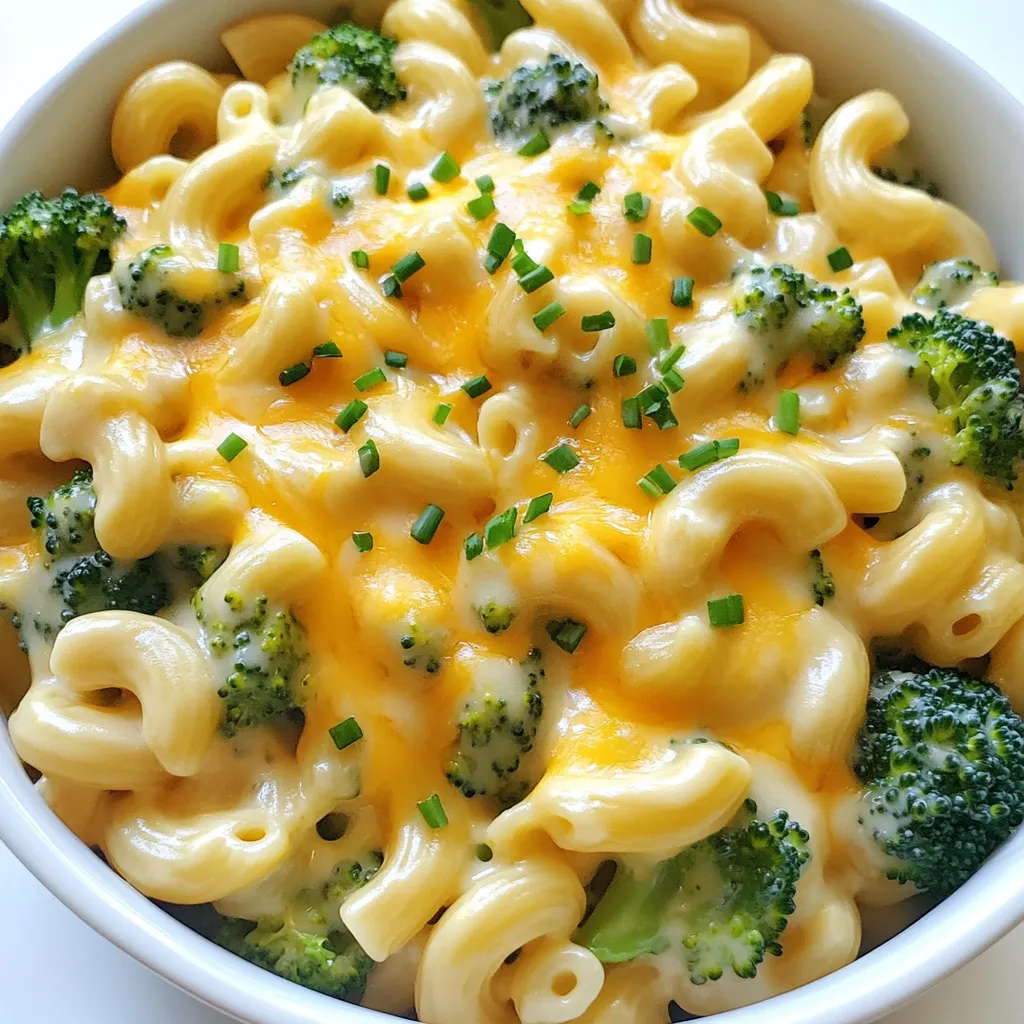 One Pot Broccoli Cheddar Mac Schnelles und Einfaches Gericht