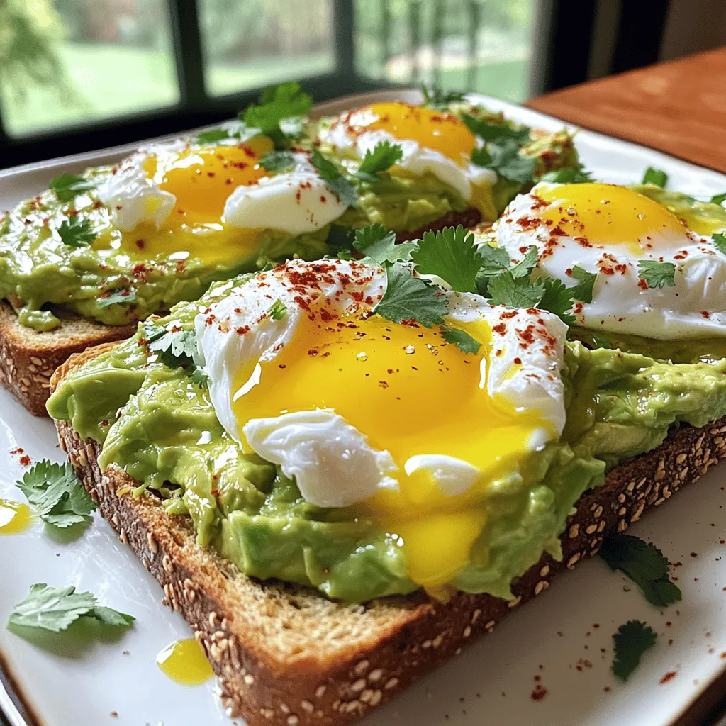 Avocado Toast mit Pochiertem Ei Lecker und Einfach