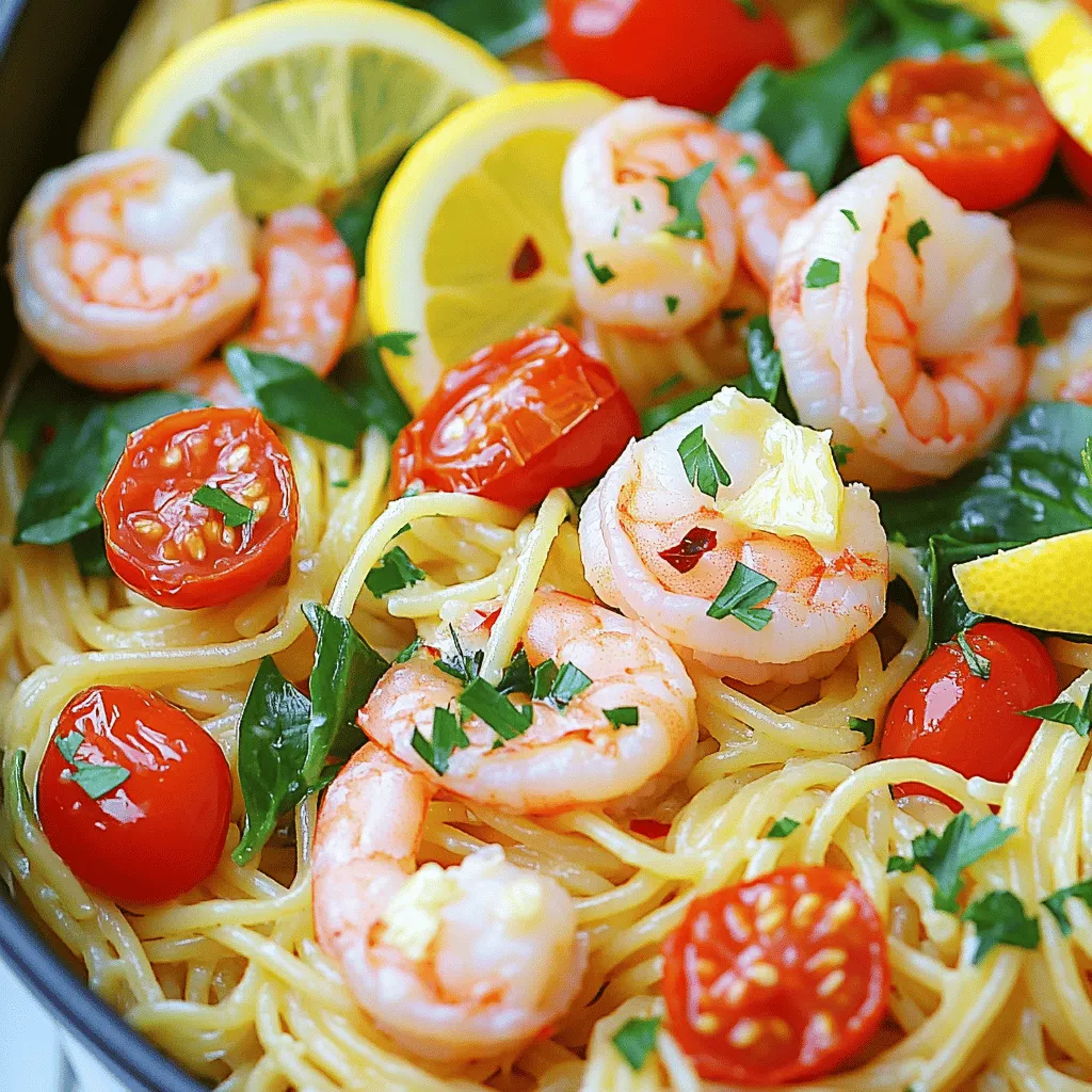 One-Pot Knoblauchbutter Shrimps Pasta Einfach und Lecker