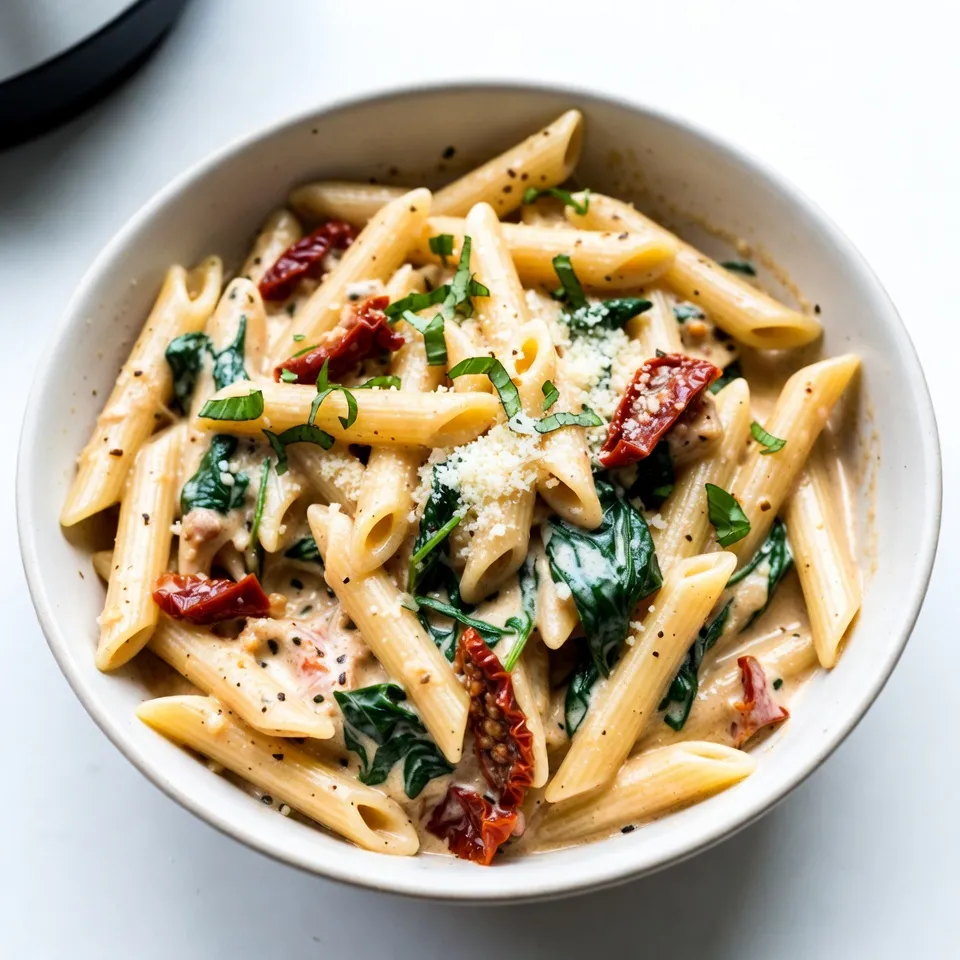 Instant Pot Creamy Tuscan Pasta Einfache Zubereitung