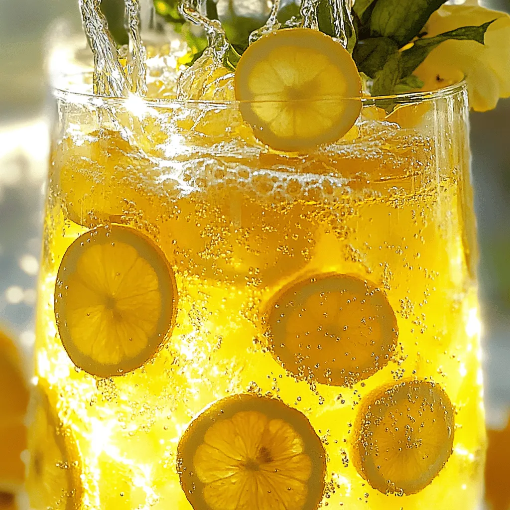 Um sprudelnde Lavendel-Limonade zuzubereiten, benötigen Sie einige einfache Zutaten. Die Hauptbestandteile sind frischer Zitronensaft, Zucker, sprudelndes Wasser und getrockneter Lavendel. Diese Zutaten machen die Limonade süß und erfrischend.