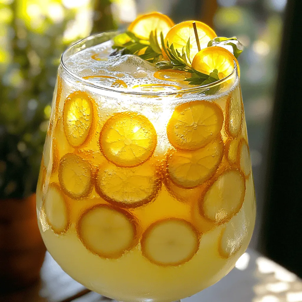 Sprudelnde Lavendel-Limonade Erfrischend und Lecker
