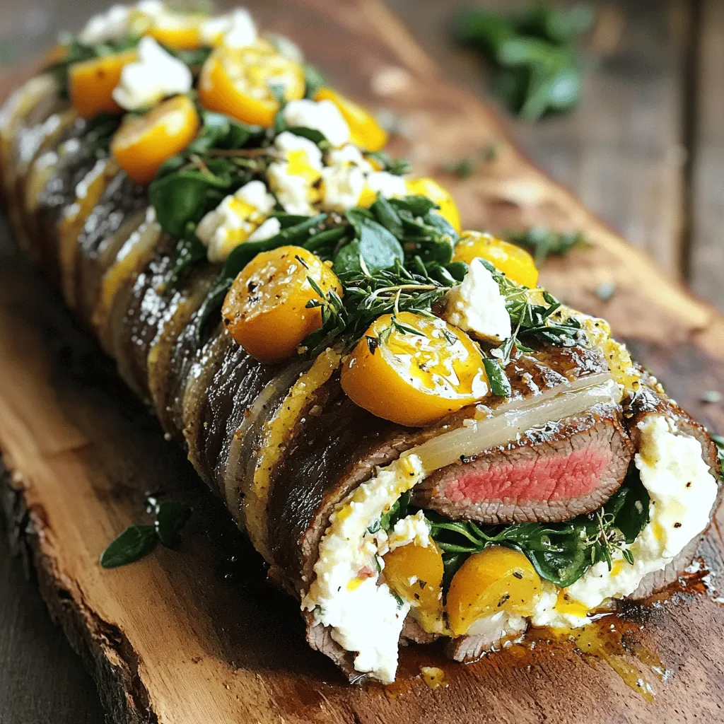 Flank Steak Roulade Einfach und Lecker Zubereiten