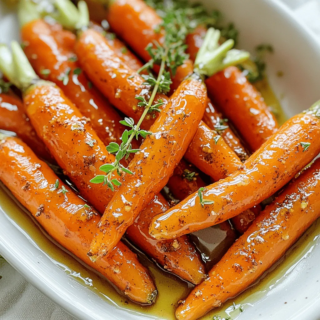 Maple Glazed Roasted Carrots Einfach und Lecker