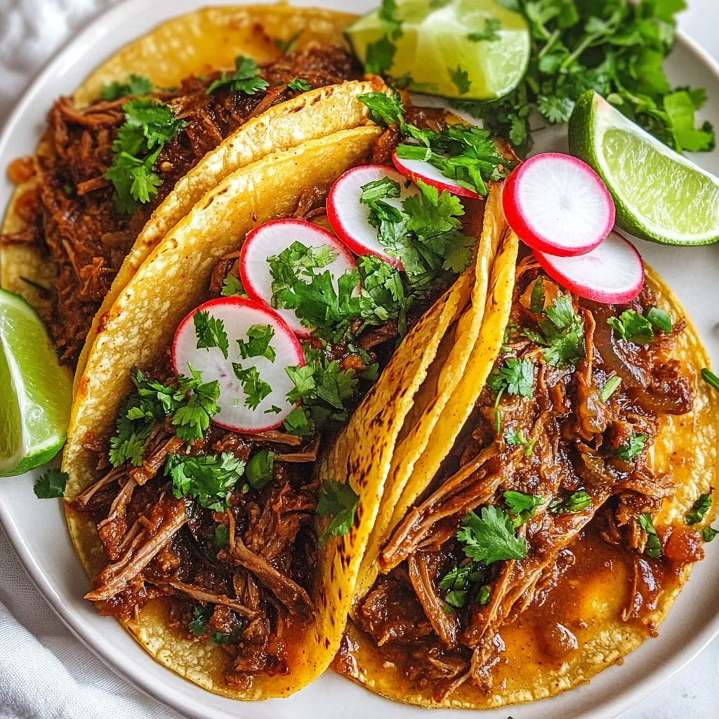 Köstliche Crockpot Birria Tacos Einfaches Rezept