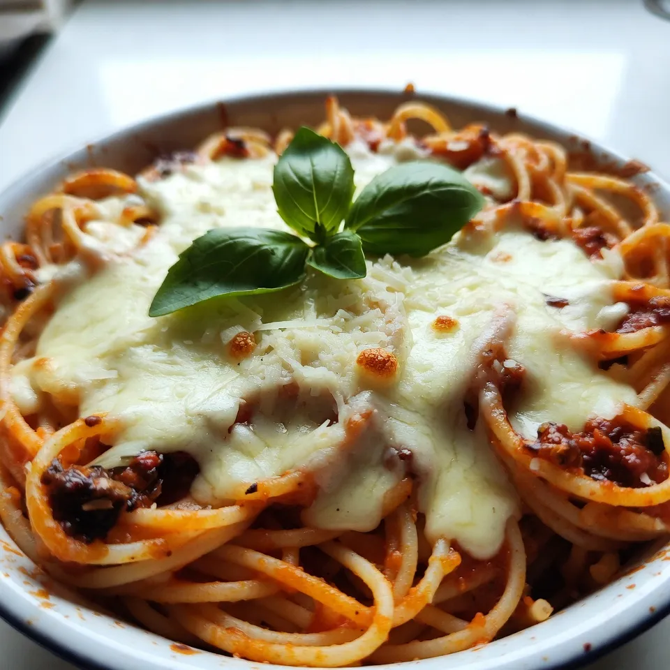 Creamy Oven Baked Spaghetti Leckeres Italiens Vergnügen
