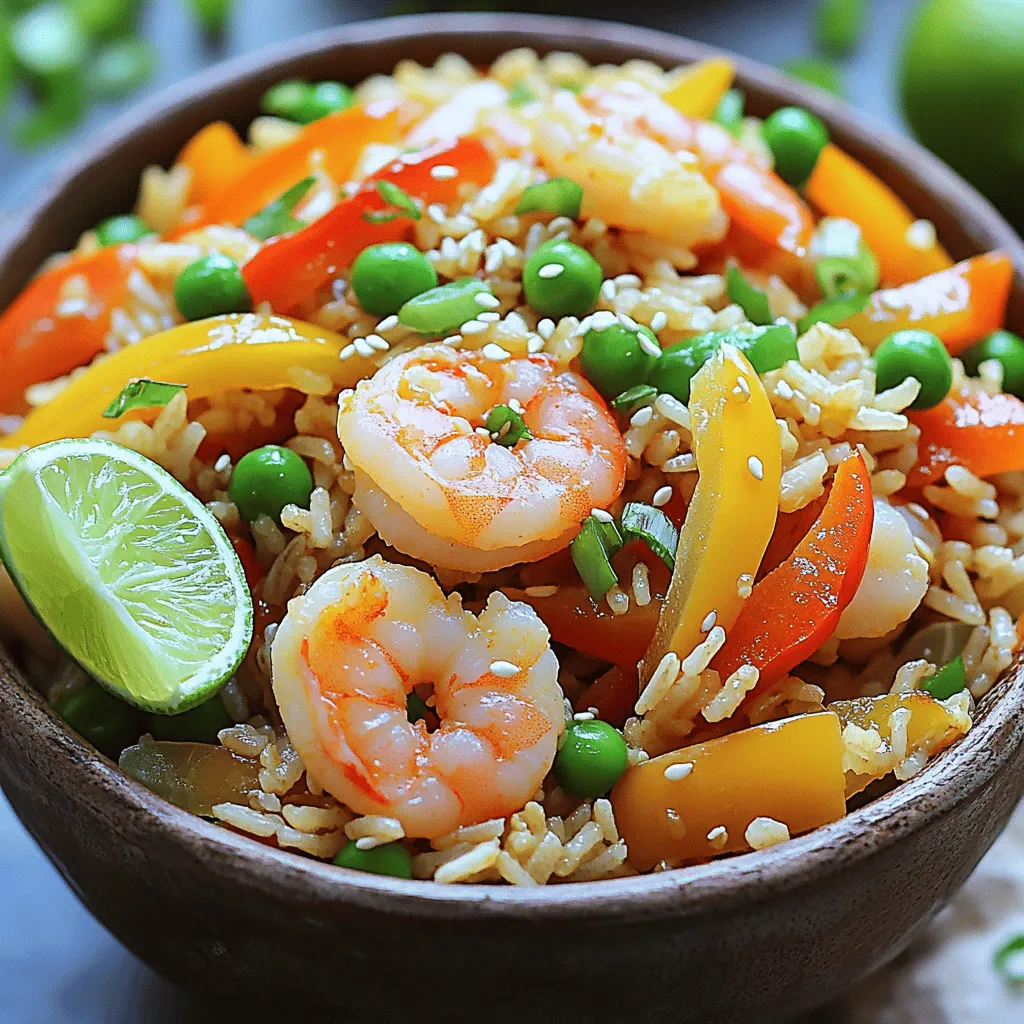 Garnelen-Bratreis köstlich und leicht zubereitet