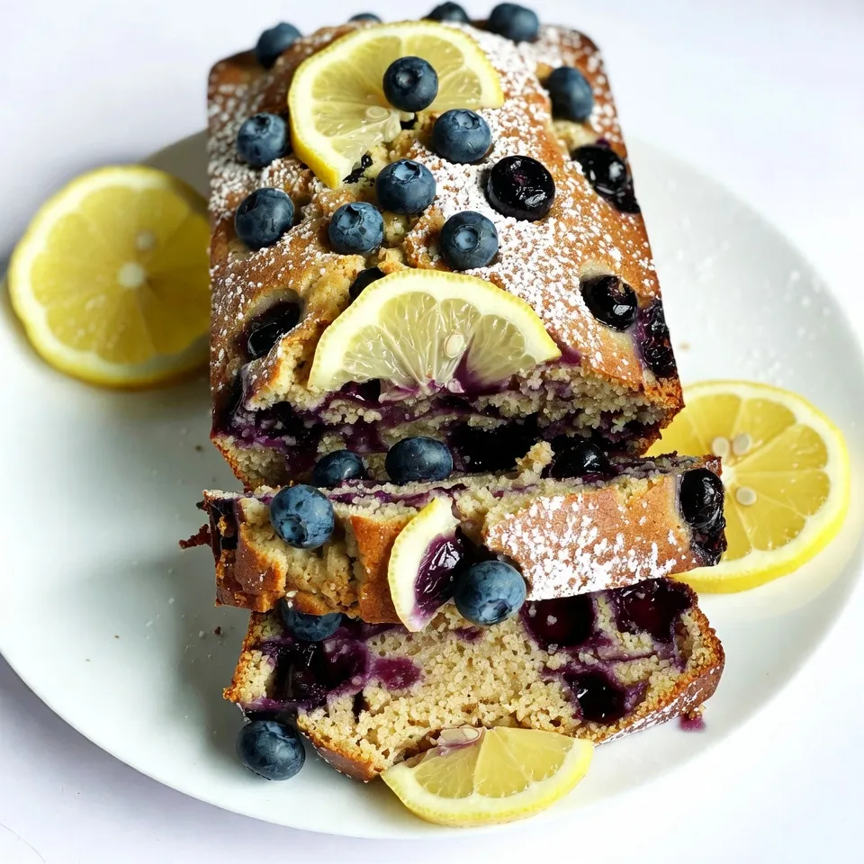 Gluten Free Lemon Blueberry Loaf Einfaches Rezept