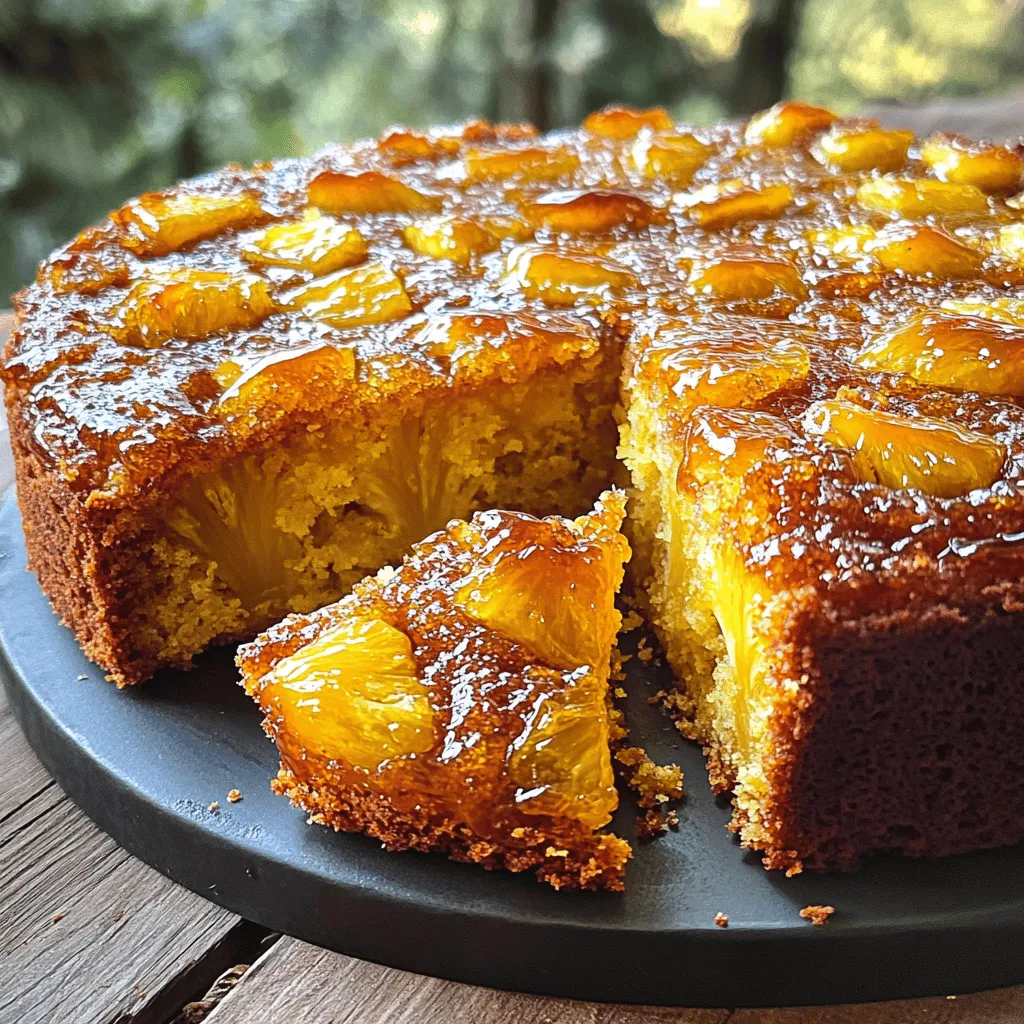 Leckere Ananas Wende-Kuchen Einfache Backanleitung