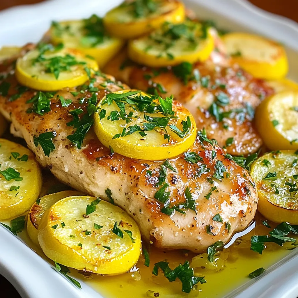 Hähnchenbrust mit Zucchini und Kürbis Einfach und Lecker