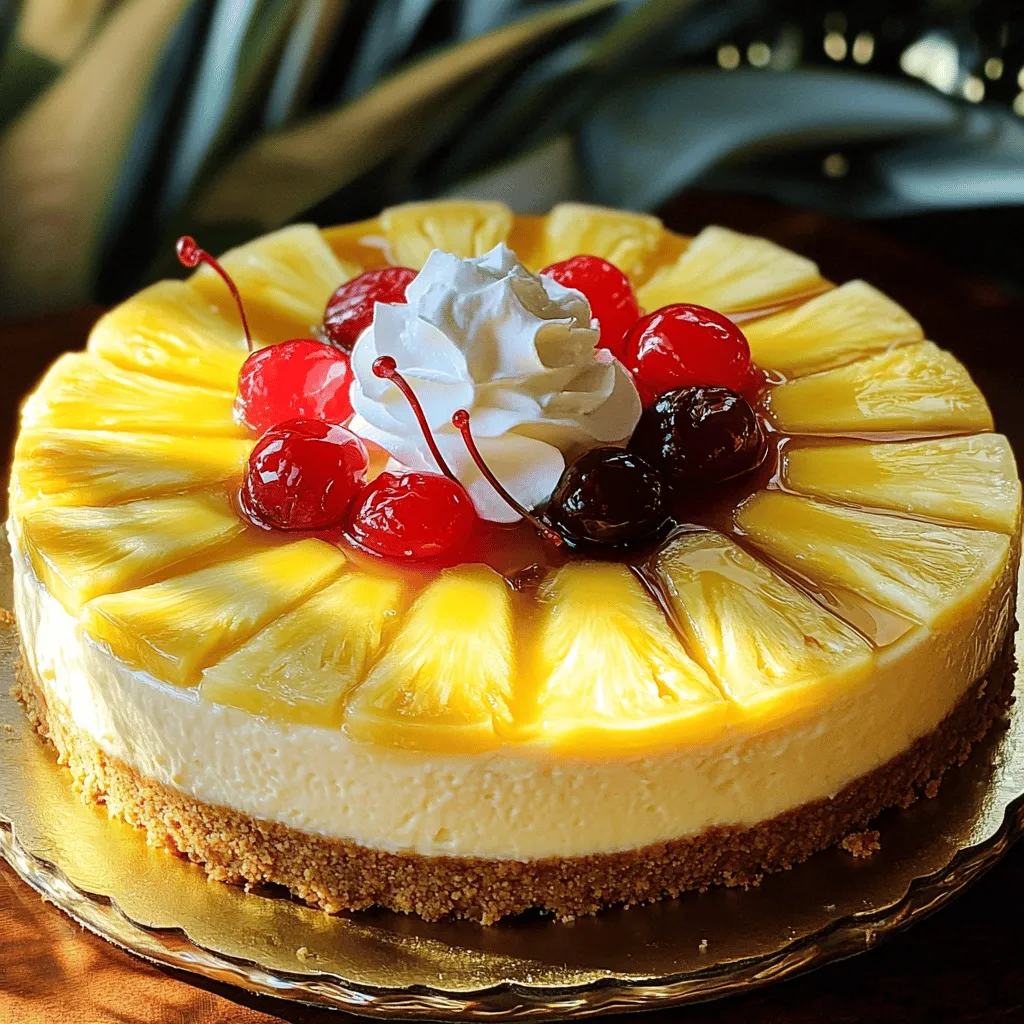 Für den perfekten Pineapple Upside-Down Cheesecake benötigst du folgende Zutaten: