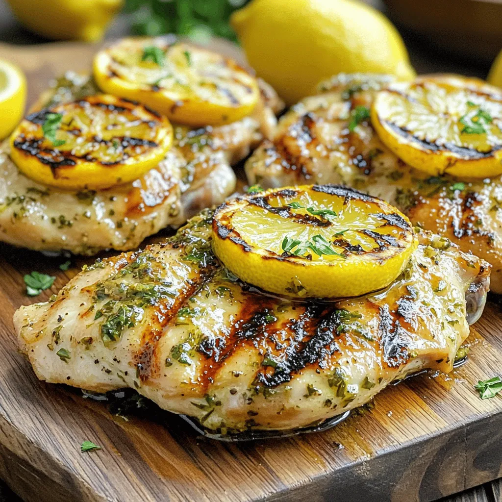Grilled Lemon Herb Chicken Einfaches und köstliches Gericht