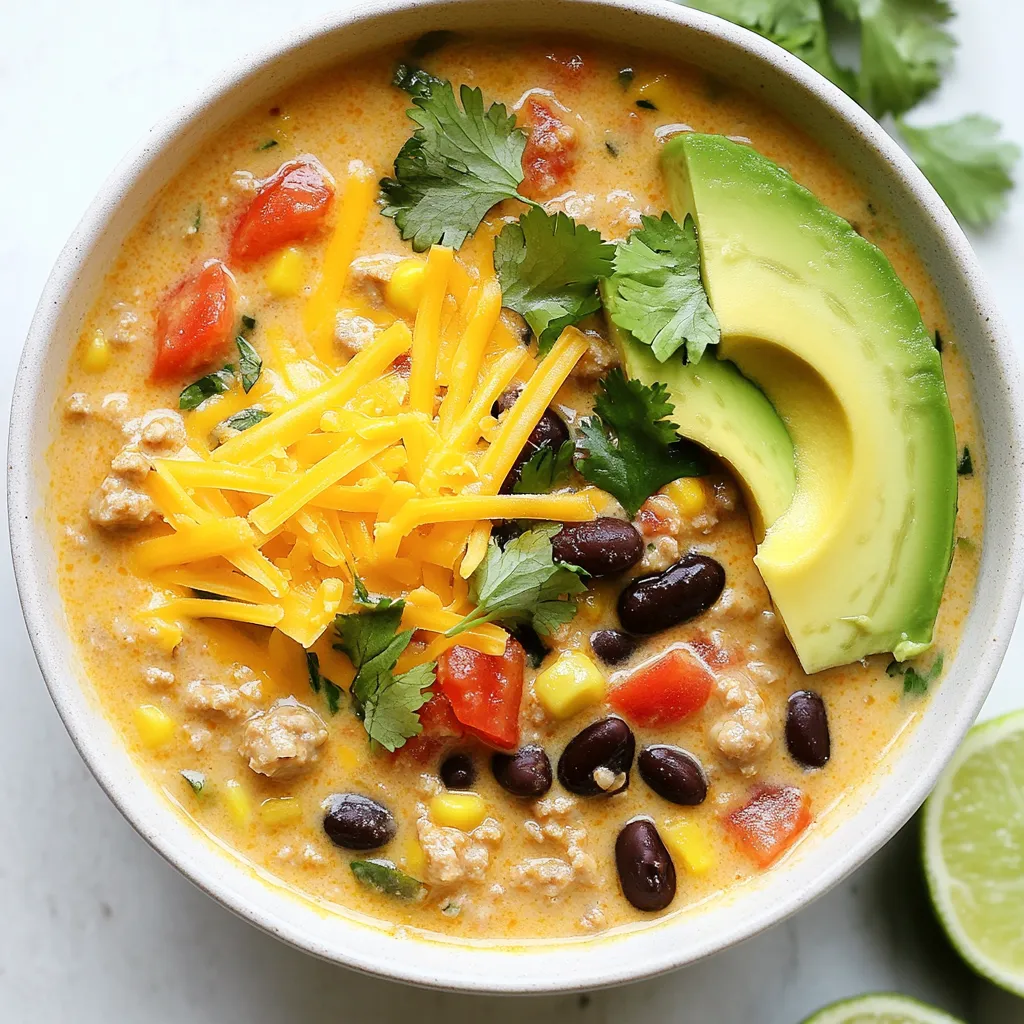 Cremige Taco-Suppe Einfache und leckere Mahlzeit