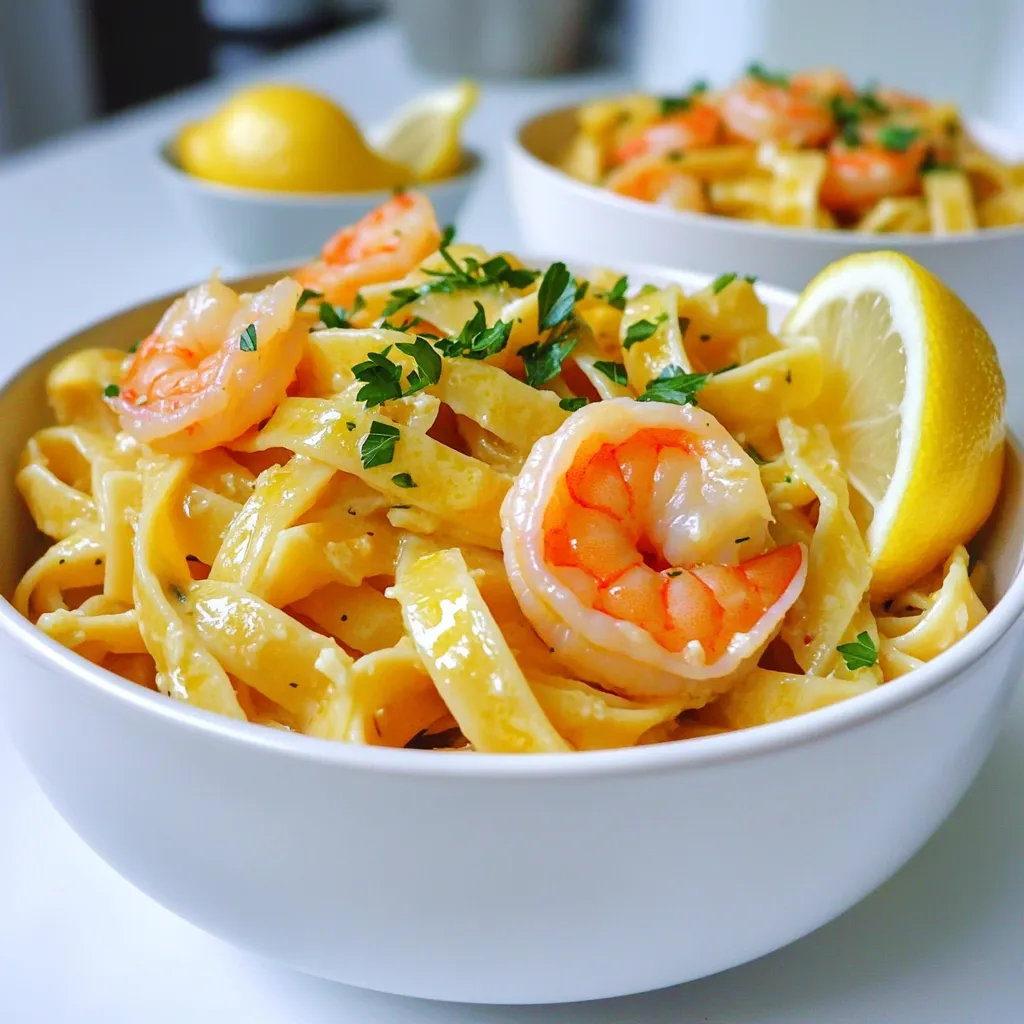 Knoblauchbutter Garnelen Pasta Einfaches Rezept genießen