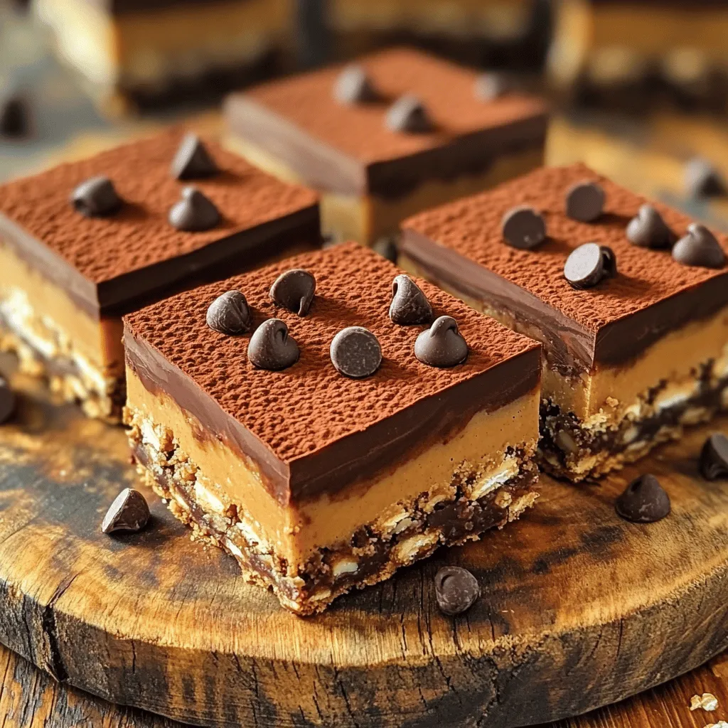 No Bake Peanut Butter Bars Einfache und schnelle Leckerei