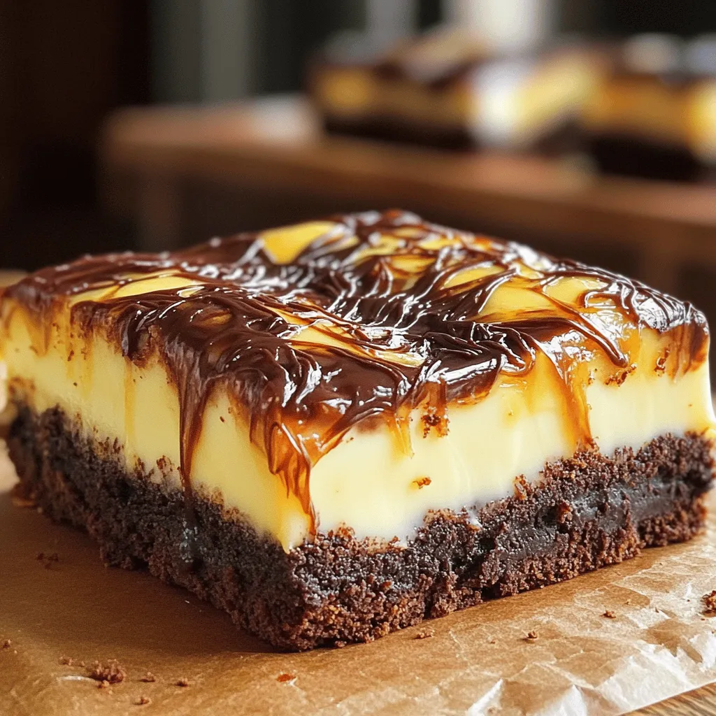 Um einen Karamell-Brownie-Käsekuchen zuzubereiten, brauchen wir einige tolle Zutaten. Du benötigst 200g Zartbitterschokolade, 150g Butter, 250g Zucker und 3 große Eier. Außerdem brauchst du 100g Mehl, 1 TL Vanilleextrakt, 500g Frischkäse, 100g Puderzucker und 2 TL Zitronensaft. Vergiss nicht 150g Karamellsauce, eine Prise Salz und etwas Sahne für die Dekoration.