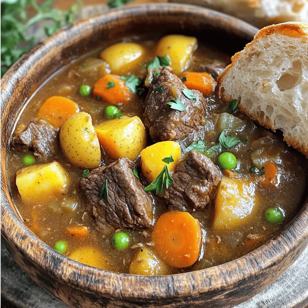 Herzhafter Rinder-Eintopf Einfache und köstliche Mahlzeit