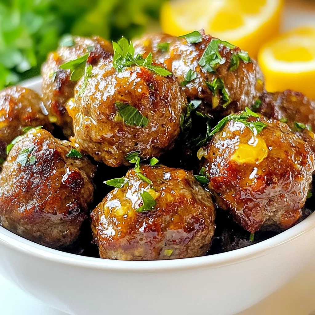Keto Garlic Butter Meatballs Einfache und köstliche Mahlzeit