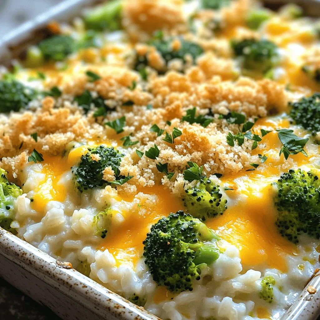 Cheesy Broccoli Rice Casserole Einfaches Rezept