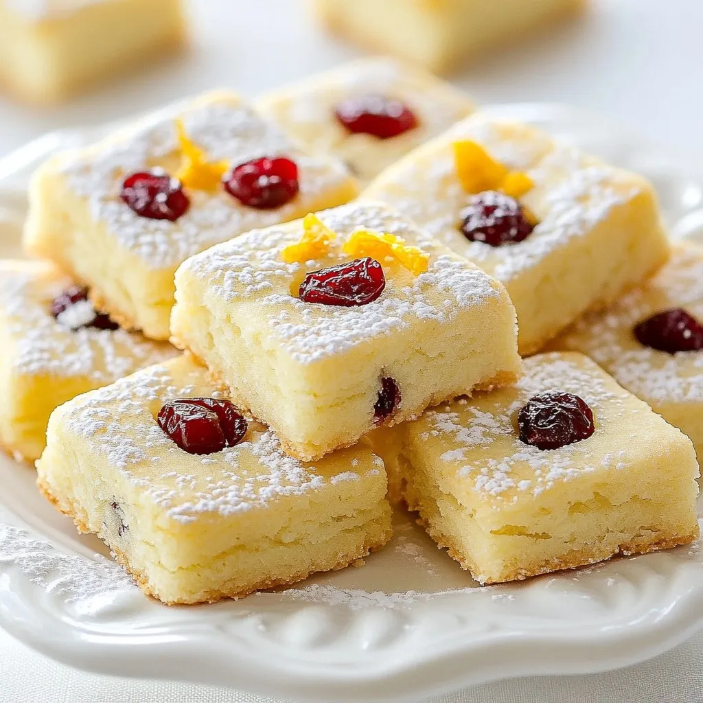 Cranberry Orange Shortbread Cookies Einfaches Rezept