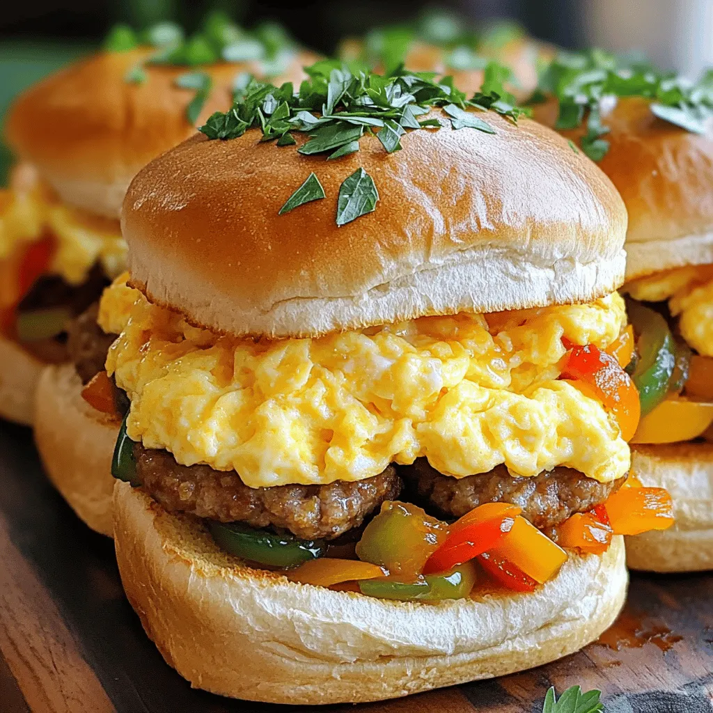 Cowboy Breakfast Sliders Einfaches und Leckeres Rezept