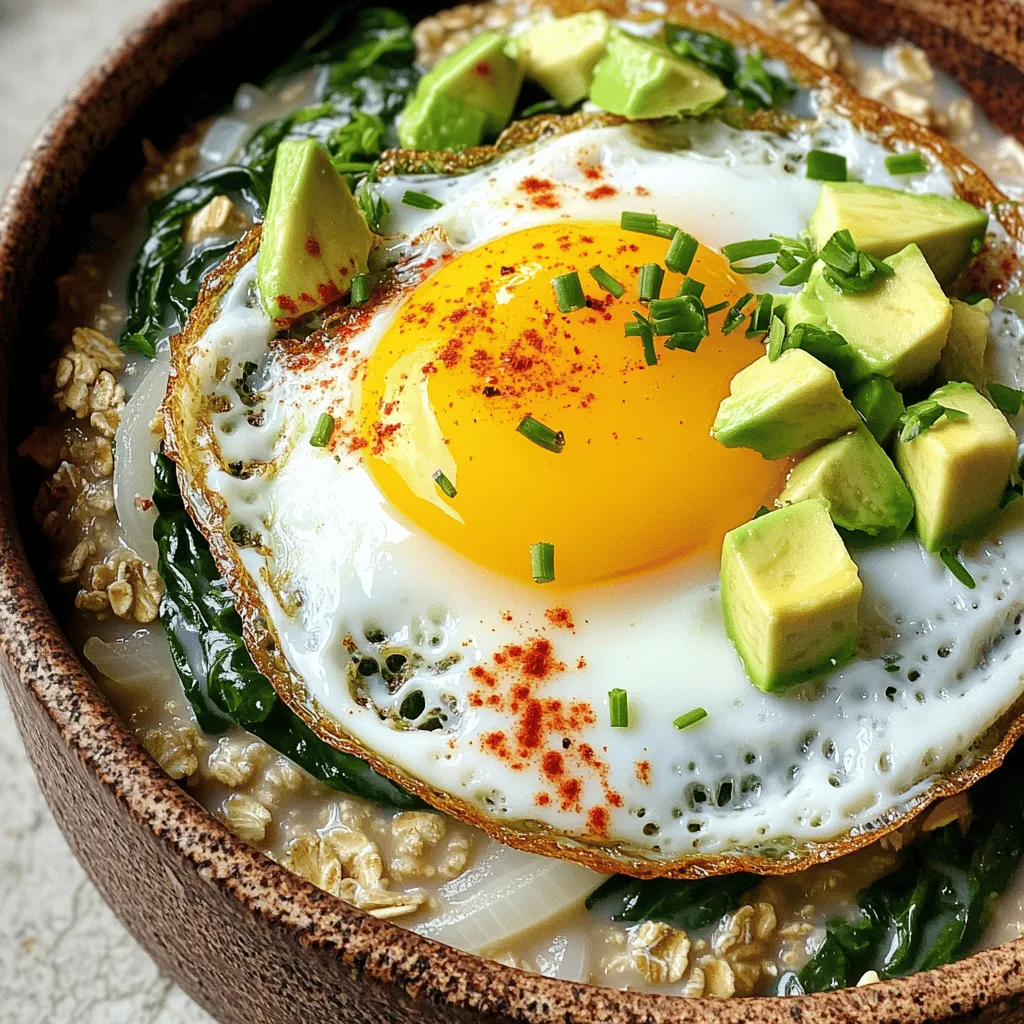 Herzhafter Haferbrei mit Ei Einfaches und Nahrhaftes Rezept