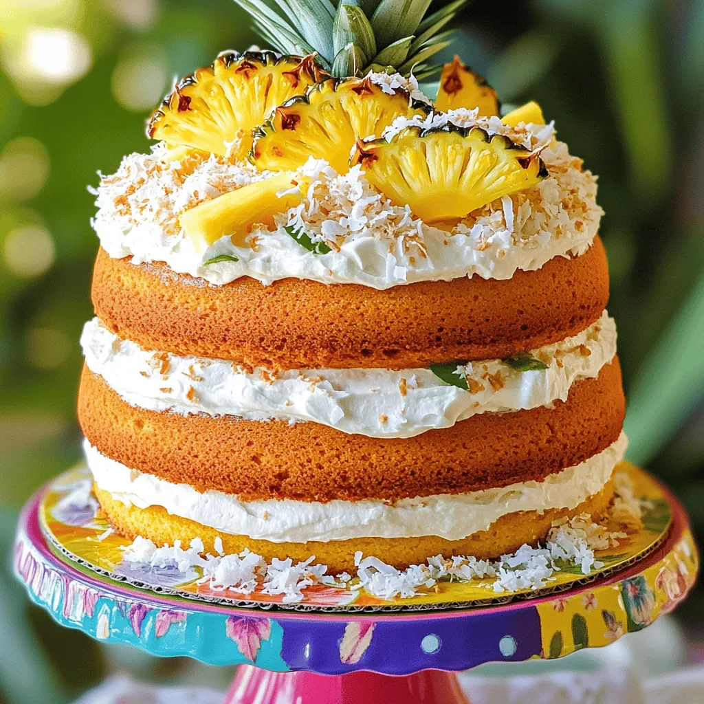 Köstlicher Ananas-Kuchen Einfaches Rezept für jeden