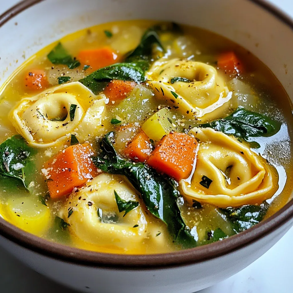 Tortellini Vegetable Soup Einfach und Köstlich Genießen