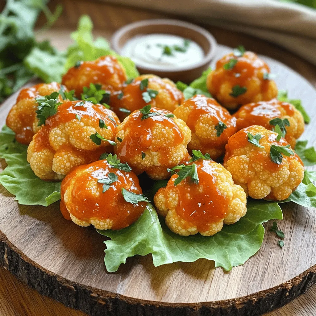 Buffalo Cauliflower Bites Einfach und Lecker Zubereiten