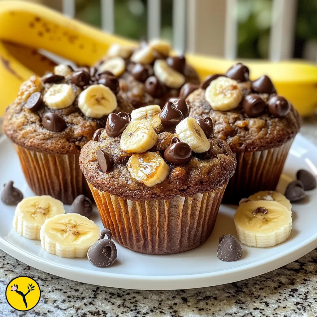 Schokoladenstückchen-Bananenbrot-Muffins lecker zubereiten