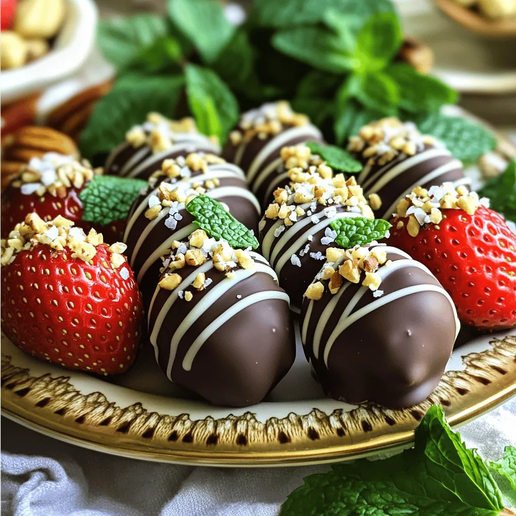 Schokoladenüberzogene Erdbeer-Bites Lecker und Einfach