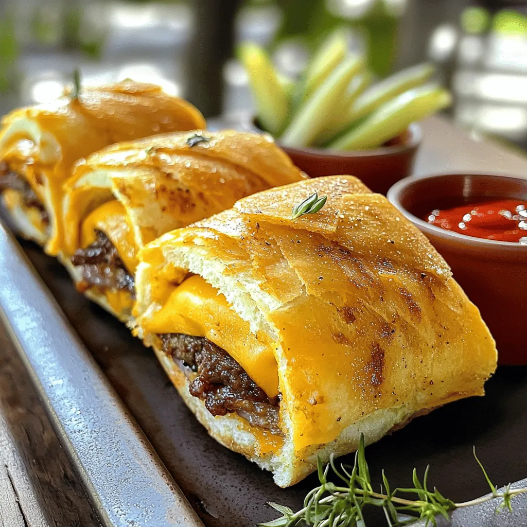 Für die Käseburger-Teigrollen benötigen Sie: - 1 Tasse Rinderhackfleisch - 1/2 Tasse geriebener Cheddar-Käse - 1/4 Tasse gewürfelte Zwiebel - 1/4 Tasse gewürfelte Gurke - 1 Esslöffel Ketchup - 1 Esslöffel Senf - 1 Teelöffel Worcestershire-Sauce - 10 Frühlingsrollen-Wrapper - Öl zum Frittieren - Salz und Pfeffer nach Geschmack