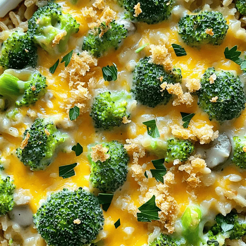 Cheesy Broccoli Rice Casserole Einfaches Rezept