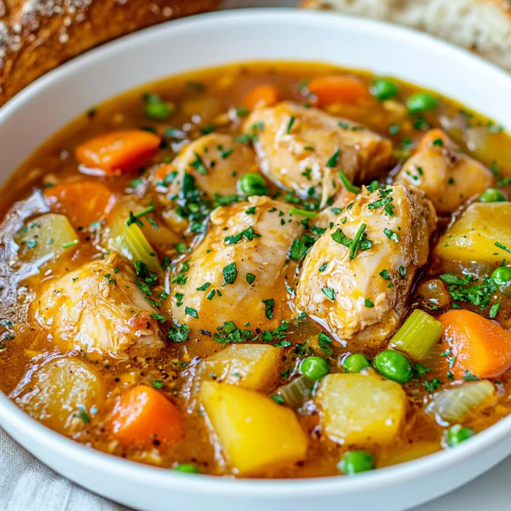 Köstlicher Slow Cooker Chicken Stew für jeden Tag
