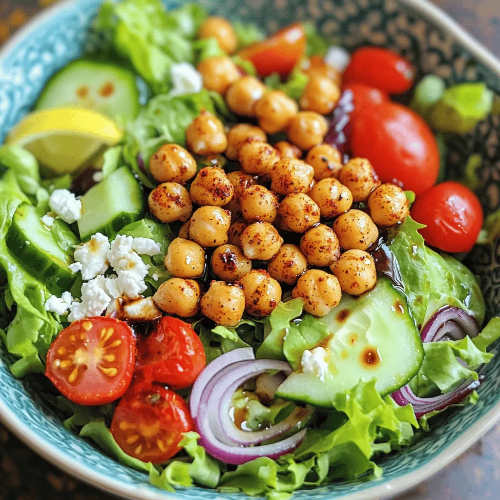Crispy Kichererbsensalat Frisch und Knusprig genießen