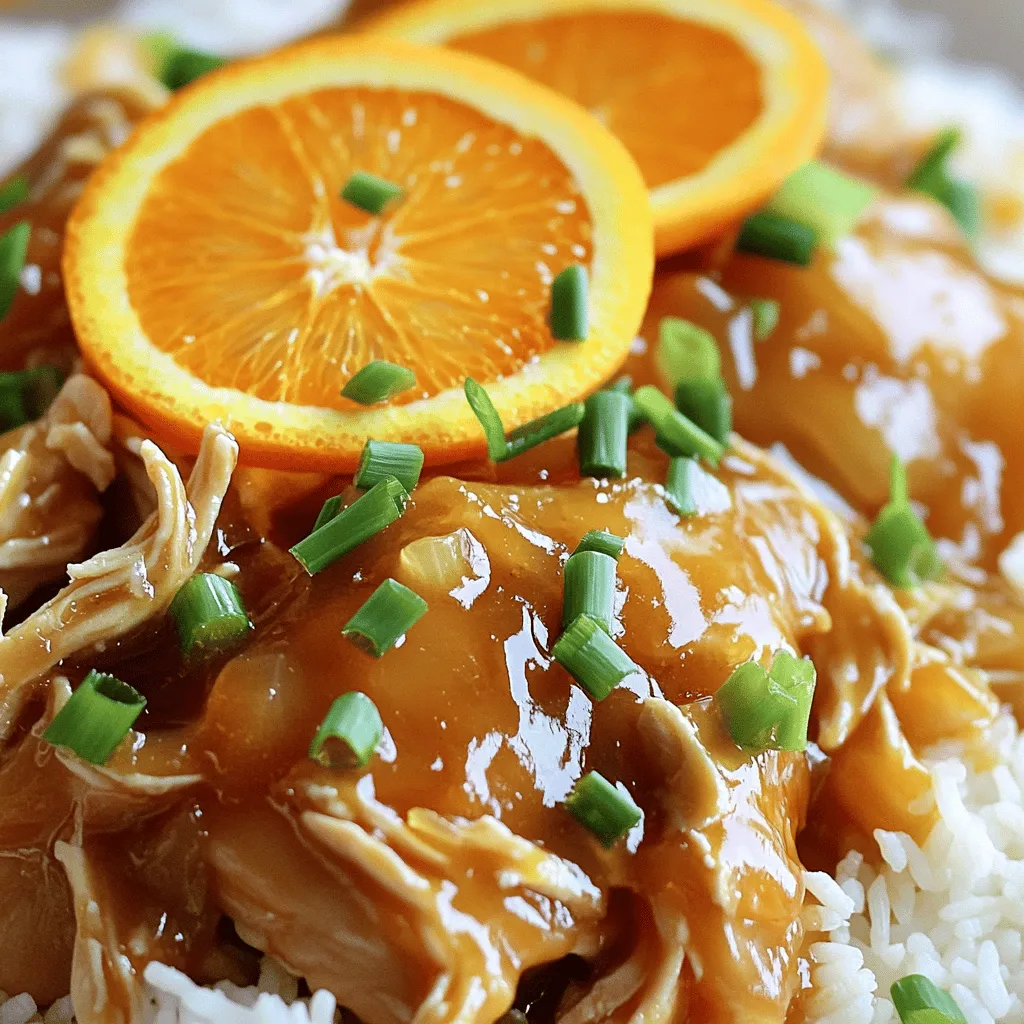 Crockpot Orange Chicken Einfaches und schmackhaftes Gericht
