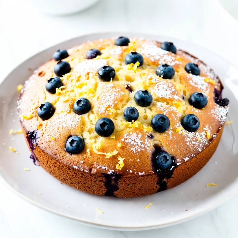 Lemon Blueberry Breakfast Cake lecker und einfach