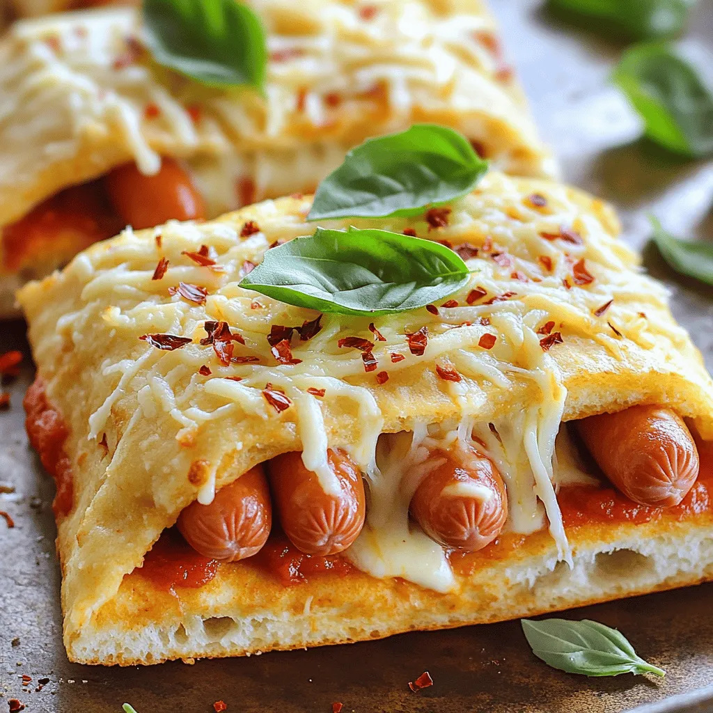 Leckeres Ultimate Cheese Dog Pizza Sandwich Rezept