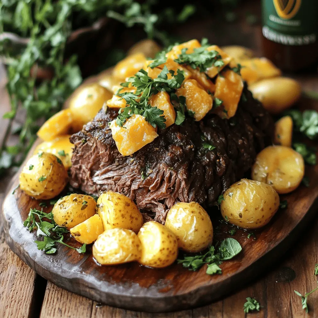 Um einen leckeren Guinness Rindfleisch-Eintopf zu machen, brauchen wir die richtigen Zutaten. Hier sind die wichtigsten Zutaten für den Eintopf: