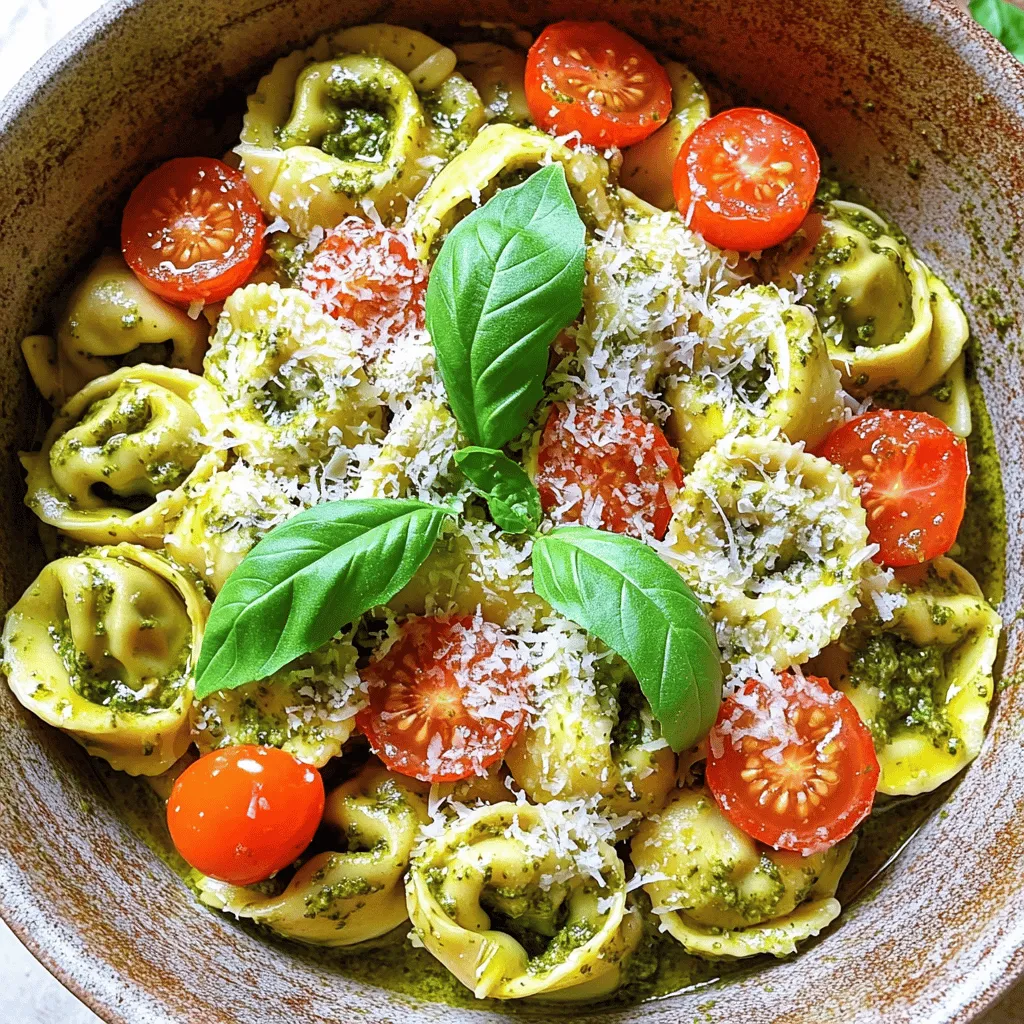 Pesto Chicken Tortellini Schnelle und köstliche Mahlzeit